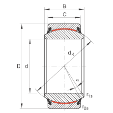 P(gun)(ji)S GE90-UK-2RS, (j) DIN ISO 12 240-1 (bio)(zhn), So(h)ɂ(c)ܷ