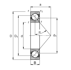 ǽ|S 7215-B-TVP,  DIN 628-1 ˜ʵҪߴ磬|  = 40