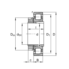ΝLS 20226-K-MB-C3 + H3026,  DIN 635  DIN 5415 ˜ʵҪߴ, F׺;o