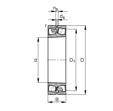 {ĝLS 23296-K-MB,  DIN 635-2 ˜ʵҪߴ, FF 1:12