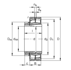 {(dio)ĝLS 23228-E1-K-TVPB + H2328, (j) DIN 635-2 (bio)(zhn)Ҫߴ, F׺;o