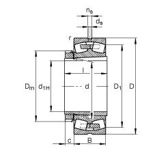 {(dio)ĝLS 22240-B-K-MB + H3140, (j) DIN 635-2 ˜ʵҪߴ, F׺;o