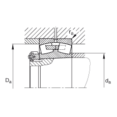 {ĝLS 23296-K-MB,  DIN 635-2 ˜ʵҪߴ, FףF 1:12